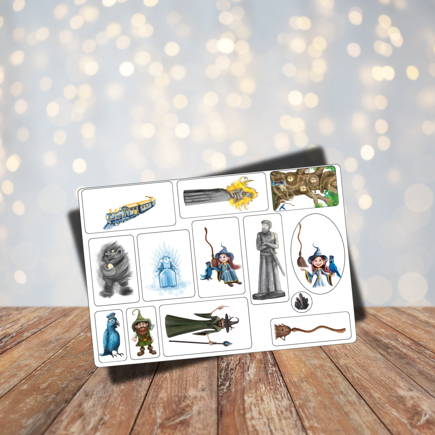 Hexe Maxim Stickerbogen – Magie zum Mitnehmen